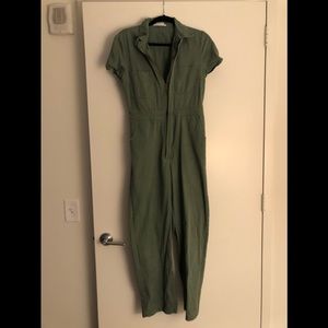 Urban Outfitters Victory Zip Front Jumpsuit